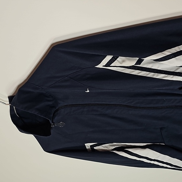 NIKE blue and white small zip up jacket - Picture 2 of 7